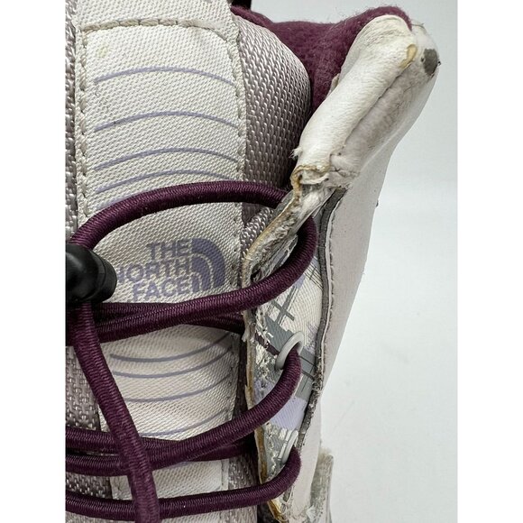 The North Face Girls Winter Snow Boots Size 4 Gray Toggle Waterproof Outdoors - Picture 6 of 16